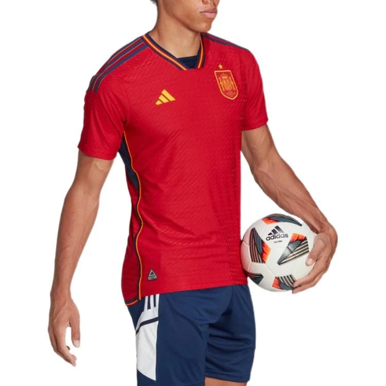 adidas Spain 2022/23 World Cup Home Authentic Jersey (HE2021) - Asia Sizing