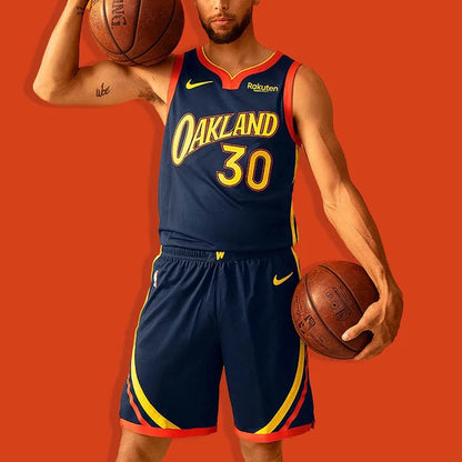 Nike NBA Warriors City Edition Swingman Jersey 'Stephen Curry #30' Navy 2020 (CN1729-421)