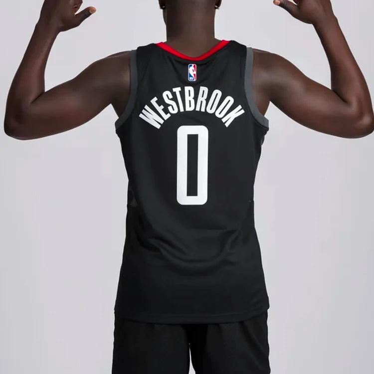 Jordan NBA Houston Rockets 2020/21 Statement Edition Swingman Jersey 'Russell Westbrook #0' Black (CV9478-010)