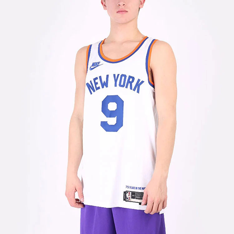 Nike NBA New York Knicks Classic Edition Swingman Jersey 'RJ Barrett #9' White 2021 (DB4121-100)