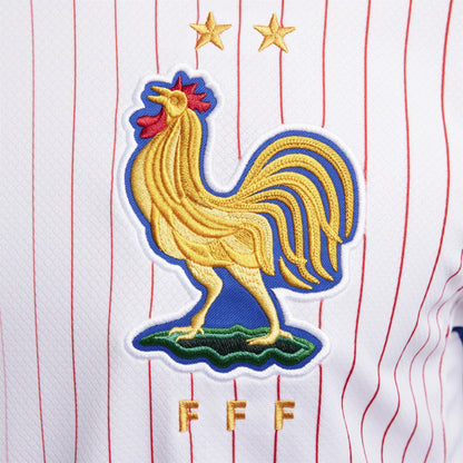 Nike France FFF 2024/25 Stadium Away Jersey White/Blue (FJ4273-100)