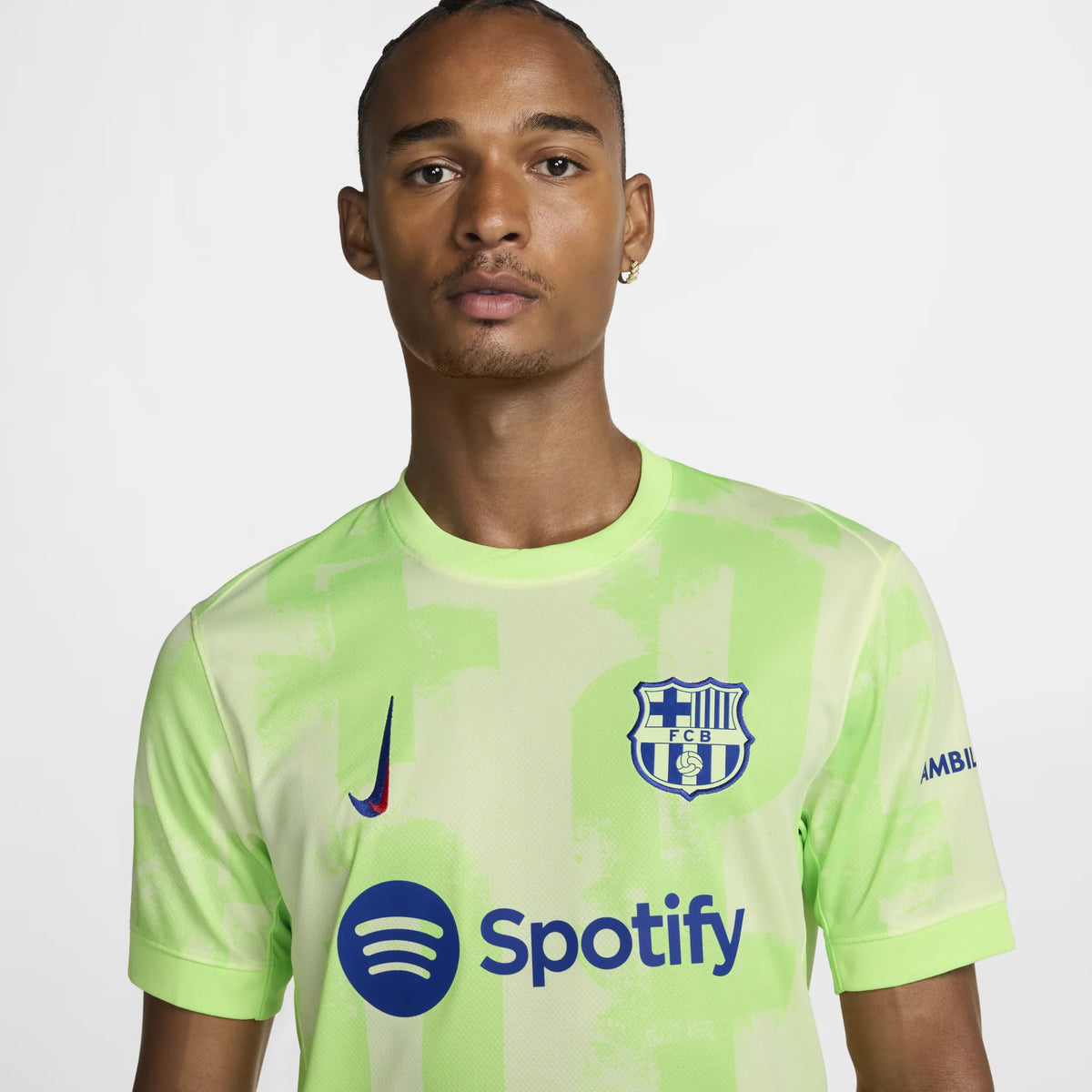 Nike FC Barcelona 2024/25 Stadium Third Jersey Barely Volt (FQ2022-702)
