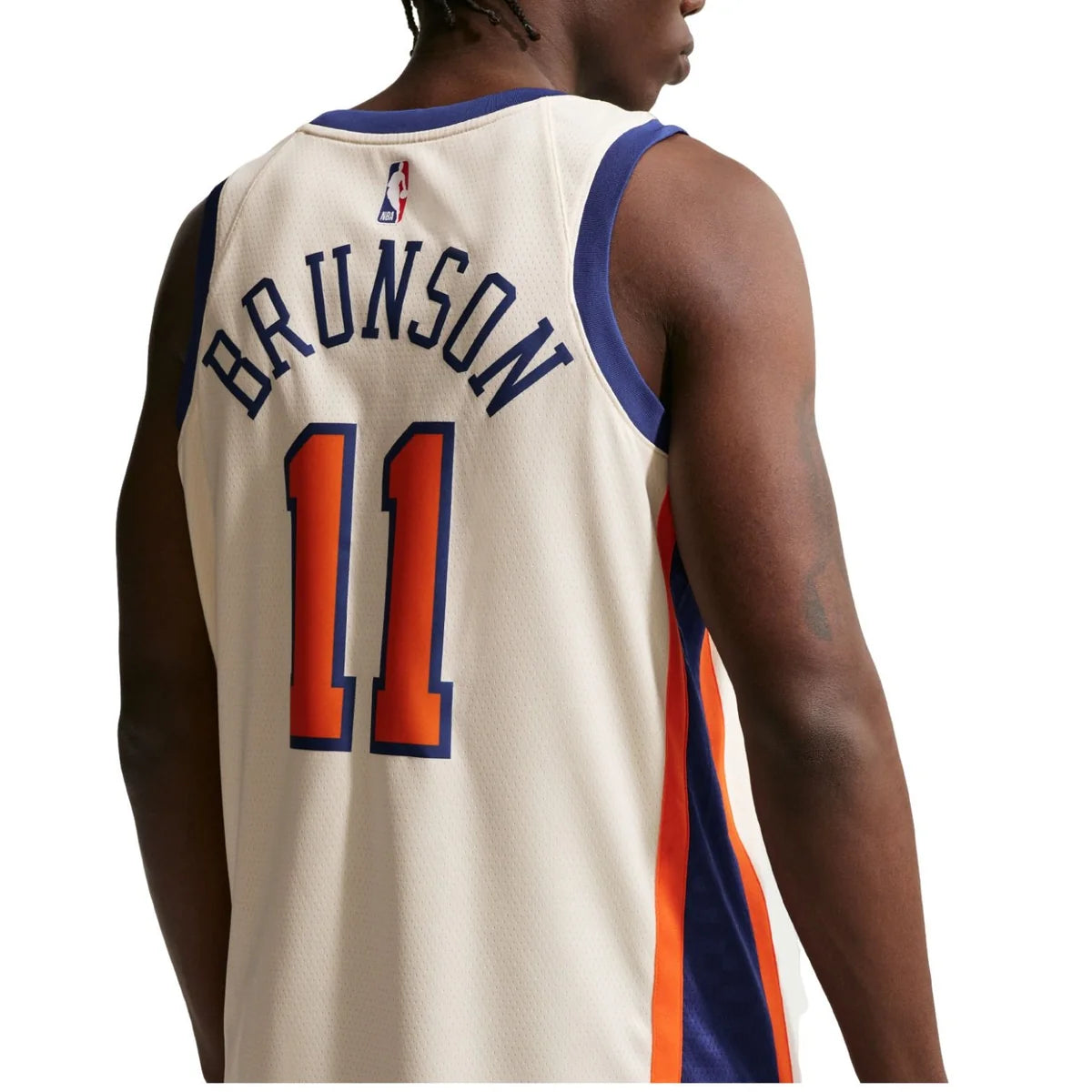 Nike NBA Knicks City Edition Jersey 'Jalen Brunson #11' Cream 2023 (HM5989-123)