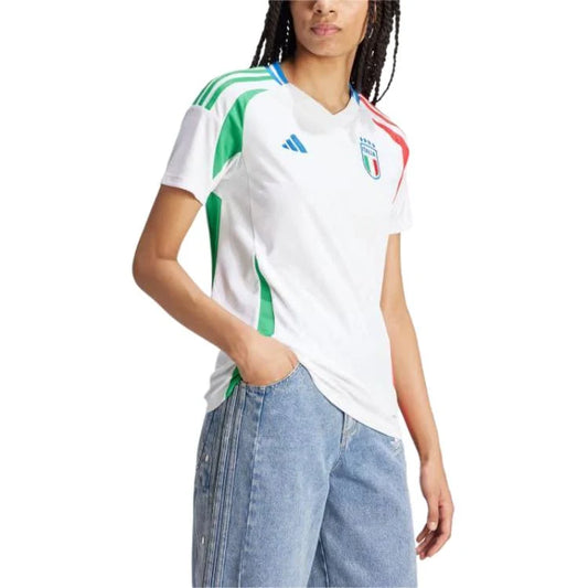 adidas Italy 2024 Women's Away Jersey White (IQ0489) - Asia Sizing