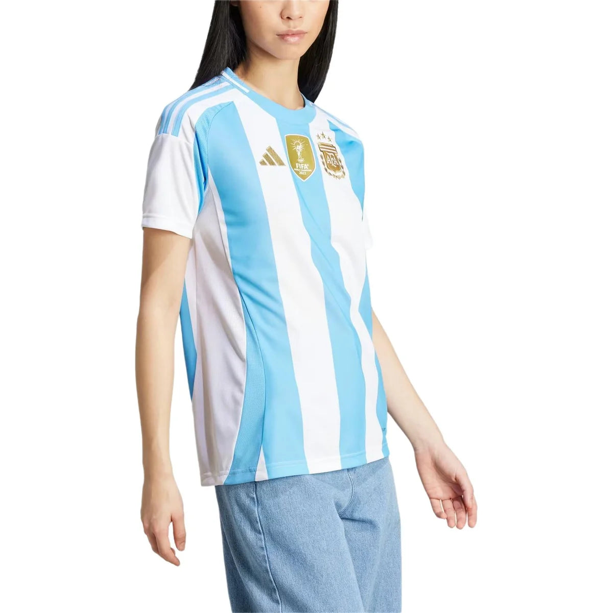 adidas Argentina 2024 Women's Home Jersey White/Blue (IP8386) - Asia Sizing