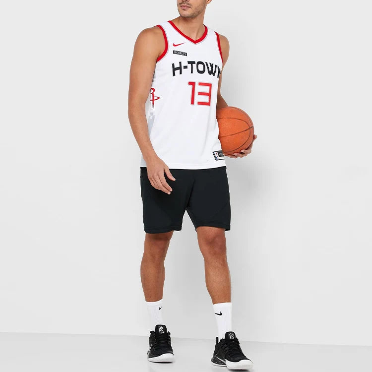 Nike NBA Rockets City Swingman Jersey 'James Harden #13' White H-TOWN (AV4640-101)