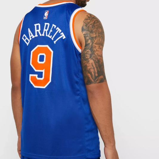 Nike NBA Knicks Icon Edition Jersey 'RJ Barrett #9' Blue 2019 (864495-405)