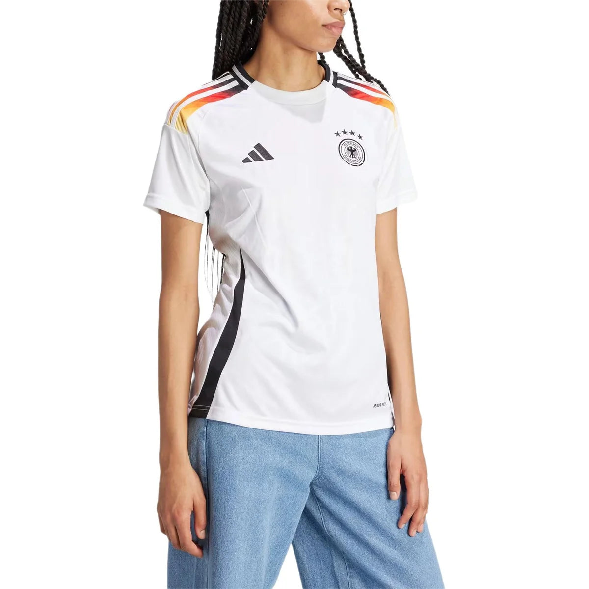 adidas Germany 2024 Women's Home Jersey White (IP6131) - Asia Sizing