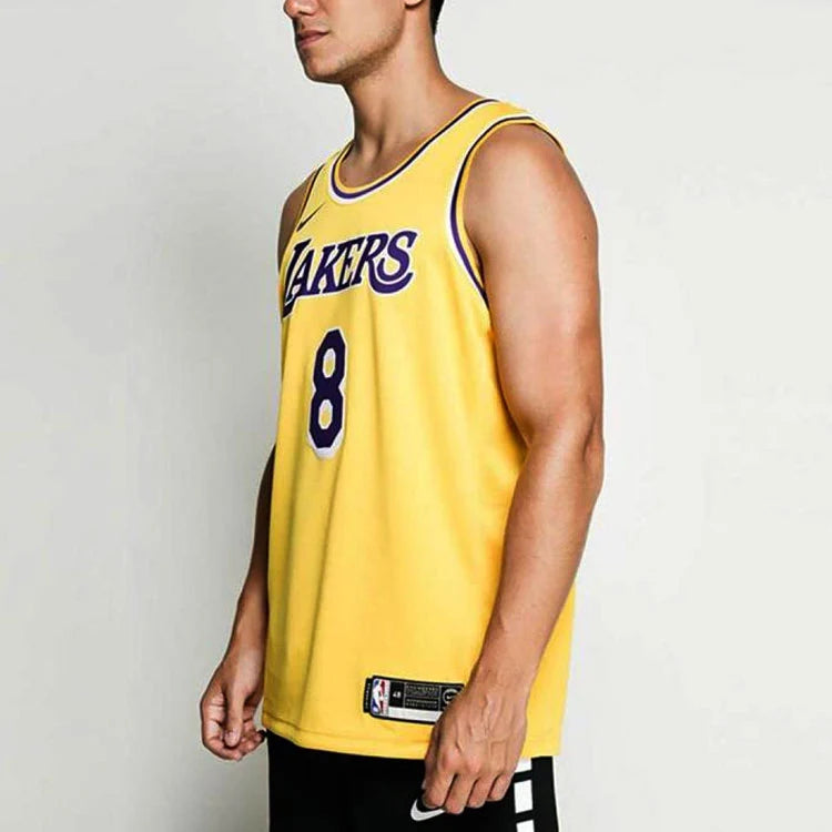 Nike NBA Lakers Icon Edition Swingman Jersey 'Kobe Bryant #8' Gold 2017 (AV1229-728)