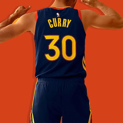Nike NBA Warriors City Edition Swingman Jersey 'Stephen Curry #30' Navy 2020 (CN1729-421)