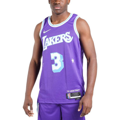 Nike NBA Los Angeles Lakers City Edition Swingman Jersey 'Anthony Davis #3' Court Purple 2021 (DB4032-505)