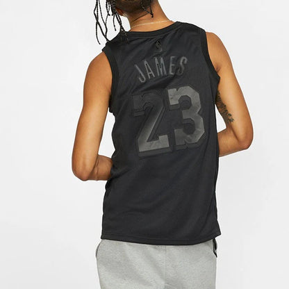 Nike NBA Lakers NikeConnect MVP Jersey 'LeBron James #23' Black (CI2030-010)