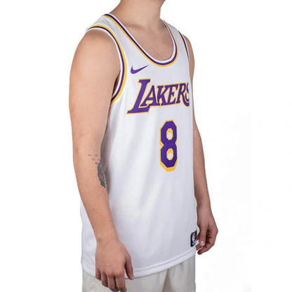 Nike NBA Los Angeles Lakers Association Edition Swingman Jersey 'Kobe Bryant #8' White 2019 (CI9503-100)