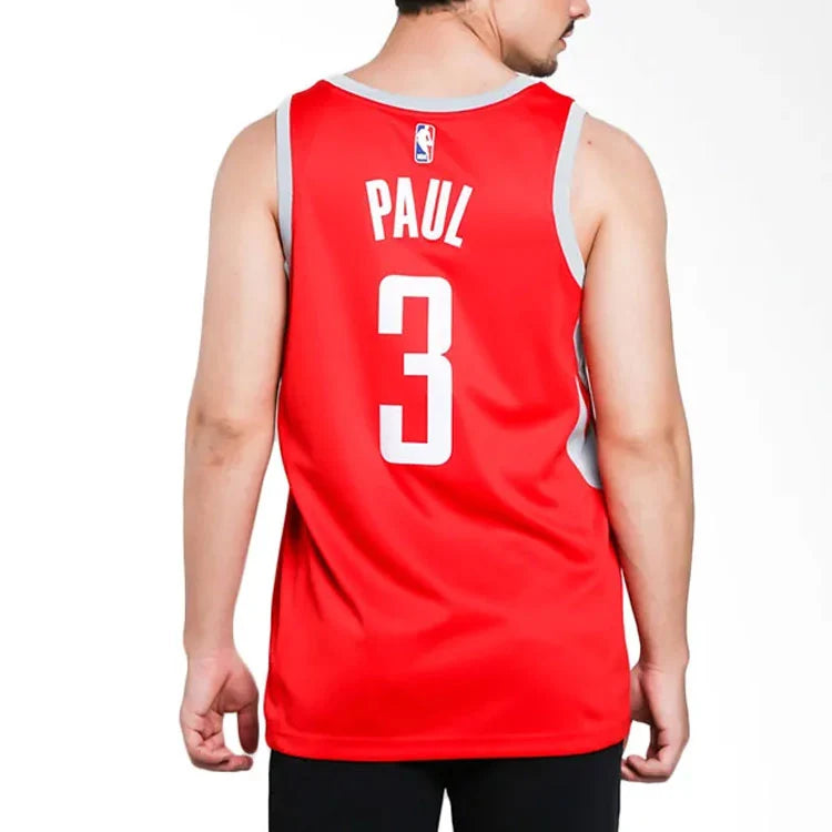 Nike NBA Rockets Icon Edition Jersey 'Chris Paul #3' Red 2017 (864477-661)