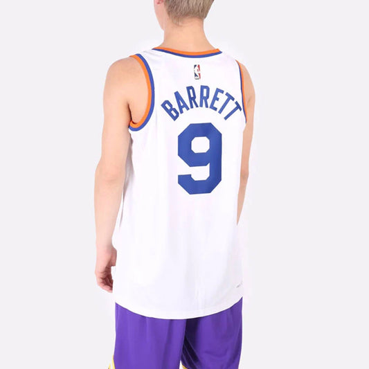 Nike NBA New York Knicks Classic Edition Swingman Jersey 'RJ Barrett #9' White 2021 (DB4121-100)