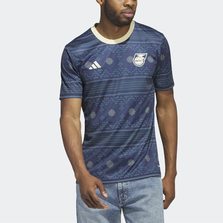 adidas Jamaica Tiro 23 Pre-Match Jersey Collegiate Navy (HS5227) - Asia Sizing