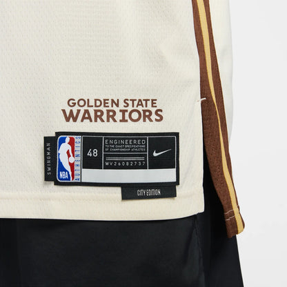 Nike NBA Warriors City Edition Swingman Jersey 'Stephen Curry #30' Natural Cream 2023 (HM5981-123)