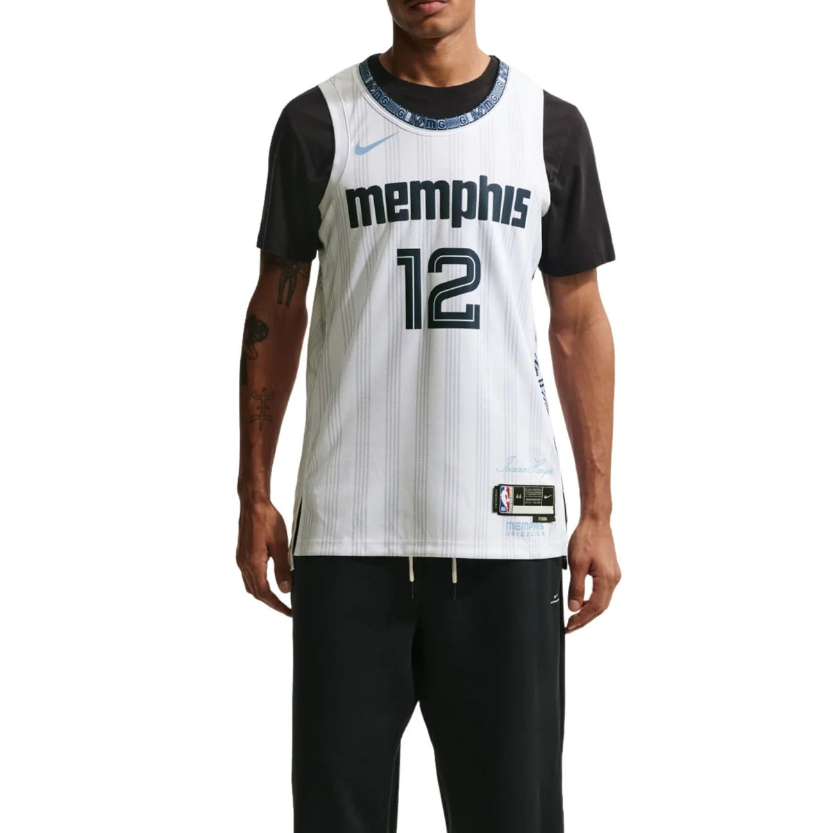 Nike NBA Memphis Grizzlies City Edition Swingman Jersey 'Ja Morant #12' White MLK50 2023 (HM5986-104)