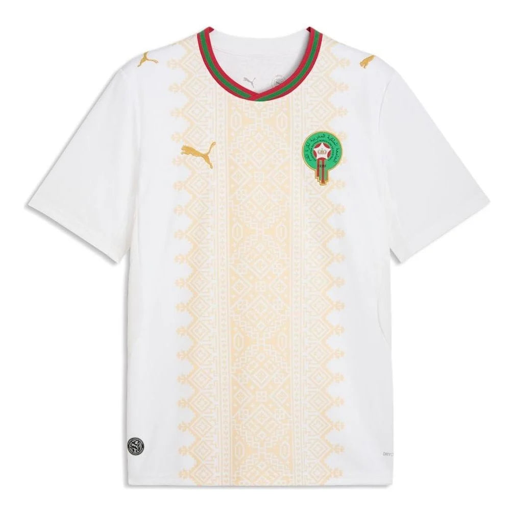 PUMA Morocco 2026 Away Jersey White/Victory Gold (783318-02)