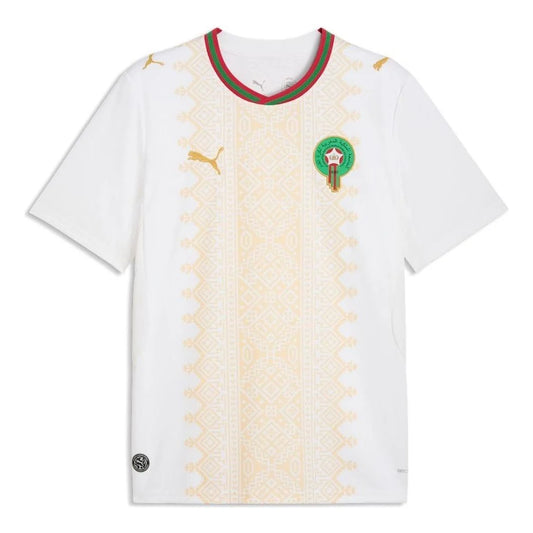 PUMA Morocco 2026 Away Jersey White/Victory Gold (783318-02)