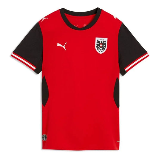 PUMA Austria 2026 Women's Home Jersey PUMA Red/Black (783201-01)