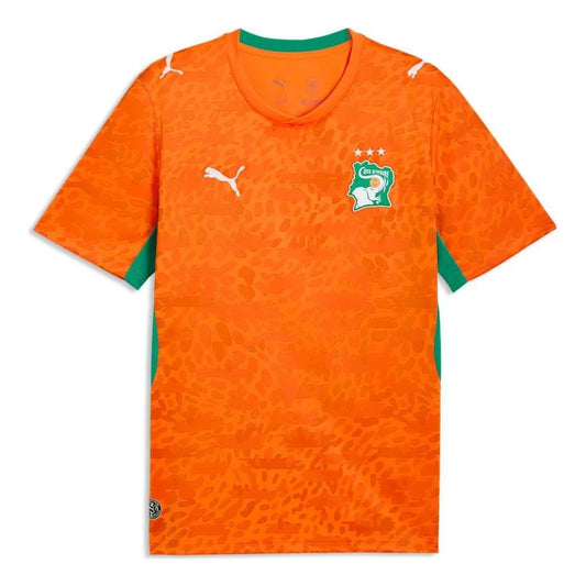PUMA Ivory Coast 2026 Home Jersey Rickie Orange/Sport Green (783182-01)