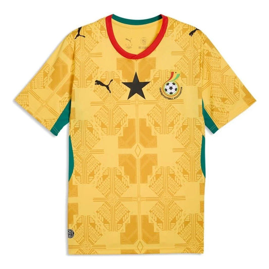PUMA Ghana 2026 Away Jersey Sunny Yellow/Archive Gold (783425-02)