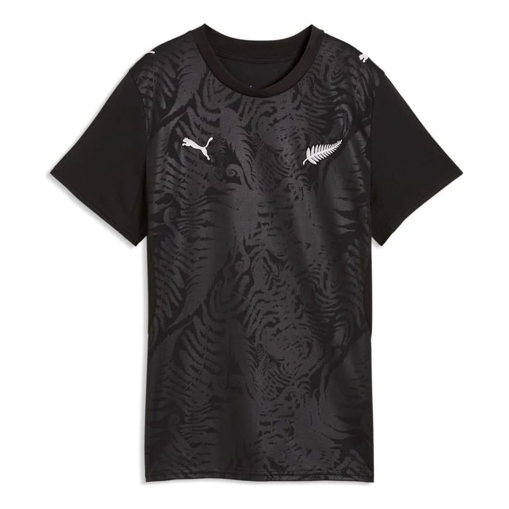 PUMA New Zealand 2026 Women's Home Jersey Black/Silver (783263-01)
