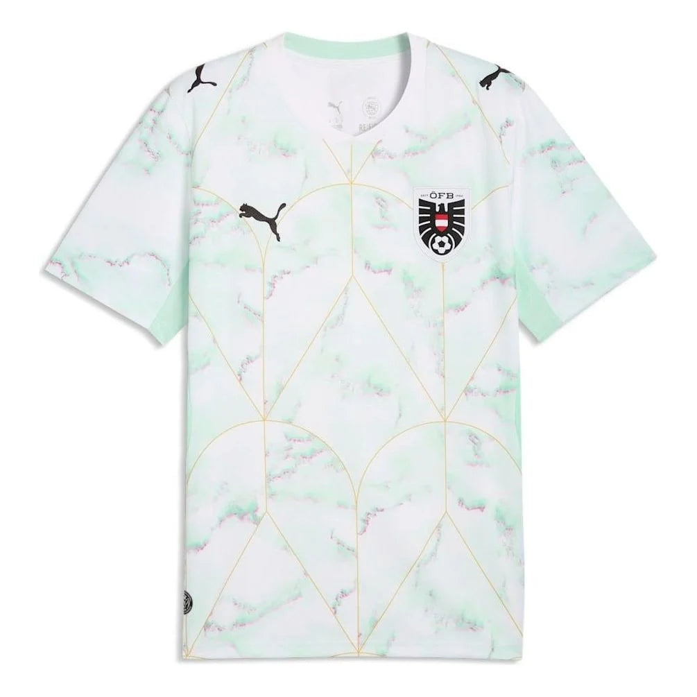 PUMA Austria 2026 Away Jersey PUMA White/Mint Melt (783207-02)