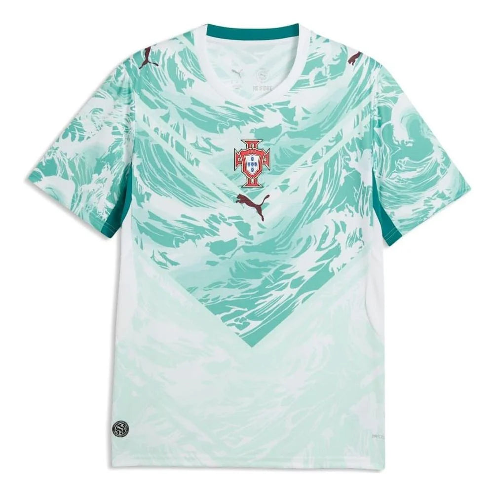 PUMA Portugal 2026 Away Jersey White/Green Lagoon (783288-02)