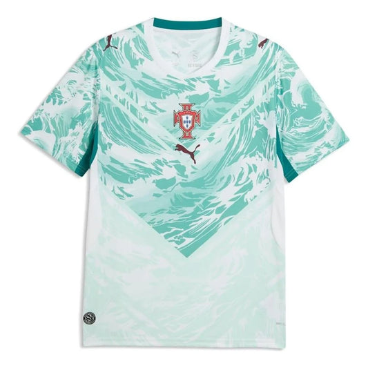 PUMA Portugal 2026 Away Jersey White/Green Lagoon (783288-02)