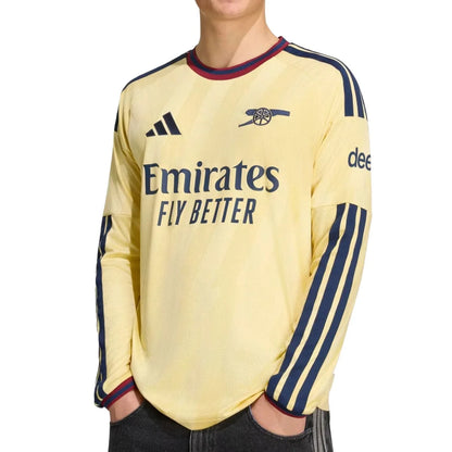 adidas Arsenal FC 26/27 Third Long-Sleeve Jersey 'Almost Yellow' Asia Sizing (KB9936)