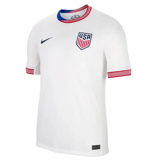 Nike USMNT 2024 Stadium Home Replica Jersey White (FJ4278-100)