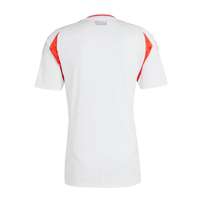adidas Chile 2024 Away Jersey White/Red (IQ0674) - Asia Sizing