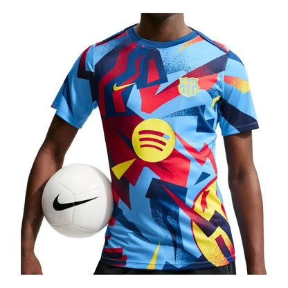 Nike FC Barcelona Academy Pro Fourth Pre-Match Shirt 'University Blue' (FZ1338-413)