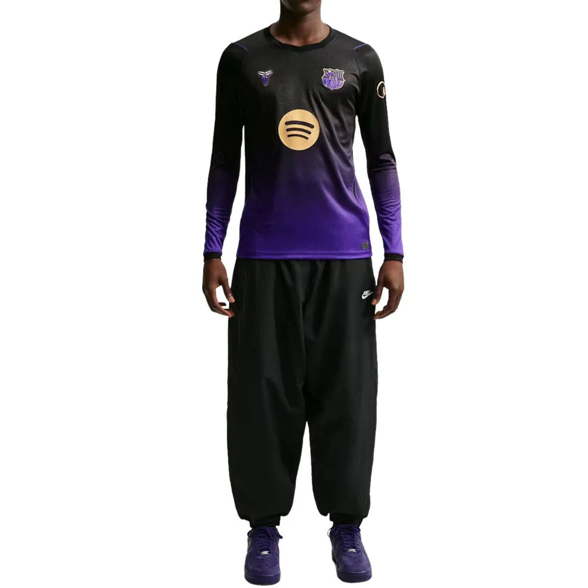 Nike Kobe x FC Barcelona 26/27 Stadium Away Replica Long-Sleeve Jersey 'Field Purple' (IR0045-505)