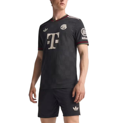 adidas FC Bayern 2025/26 Third Authentic Jersey Black/Halo Ivory (KE6802) - Asia Sizing