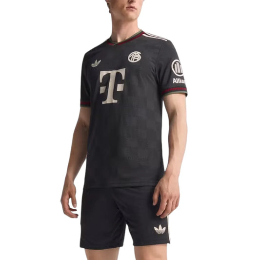adidas FC Bayern 2025/26 Third Authentic Jersey Black/Halo Ivory (KE6802) - Asia Sizing