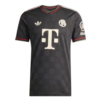 adidas FC Bayern 2025/26 Third Authentic Jersey Black/Halo Ivory (KE6802) - Asia Sizing