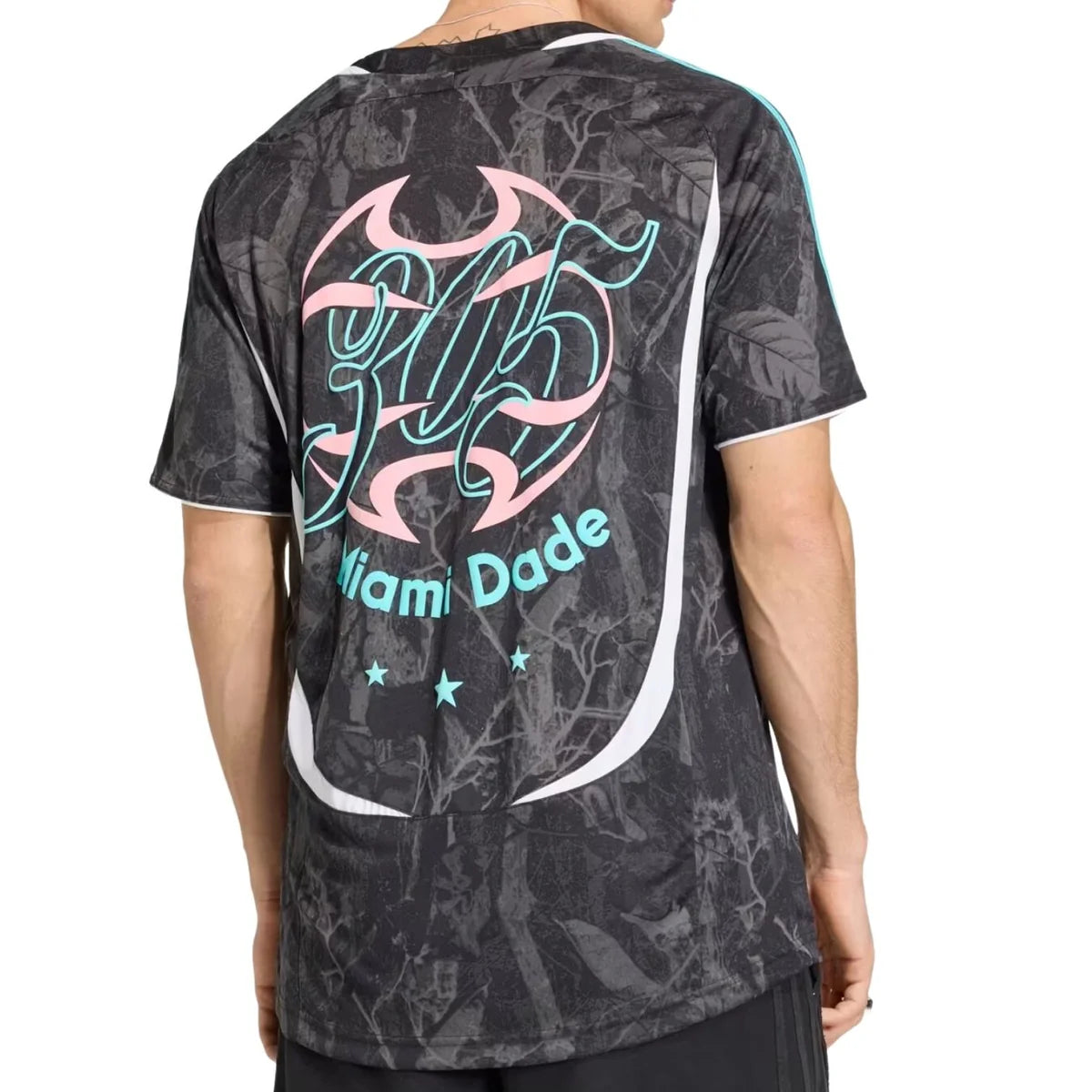 adidas FIFA World Cup 2026 Miami Host City Graphic Jersey Black/Pulse Aqua (KD8441)