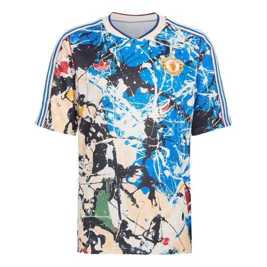 adidas Manchester United x Stone Roses Jersey Black/Multicolor Asia Sizing (JZ7098)
