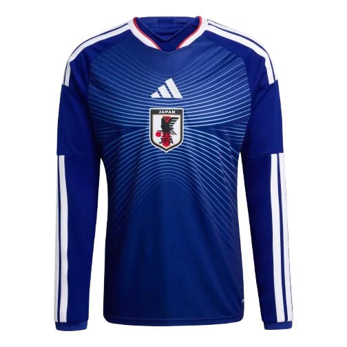 adidas Japan 2026 Home Replica Long-Sleeve Jersey Japan Blue Asia Sizing (JZ9680)