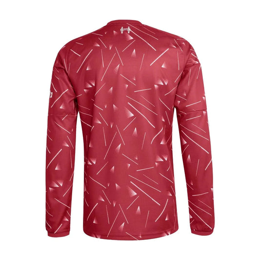 adidas Liverpool FC 2026/27 Home Long-Sleeve Jersey Active Maroon (KB8268)