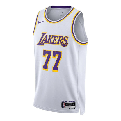 Nike NBA Lakers Association Edition Swingman Jersey #77 White 2022 (DN2081-107)