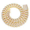 Marquise 20mm Baguette Cuban Link Necklace