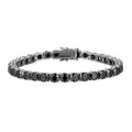Black Moissanite Tennis Bracelet