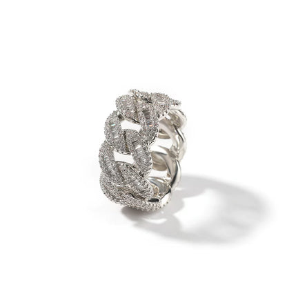 The Cuban Baguette Ring