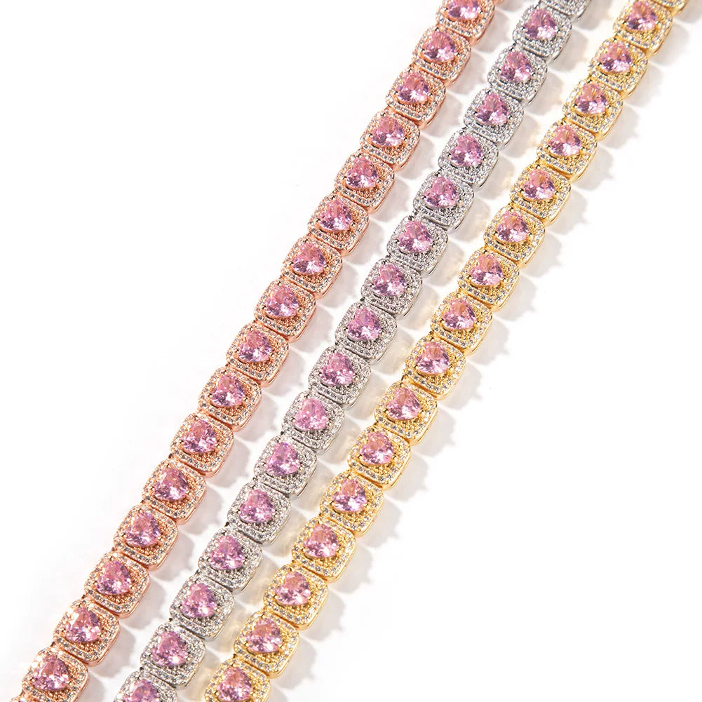 The Sweetheart Tennis Chain Necklace