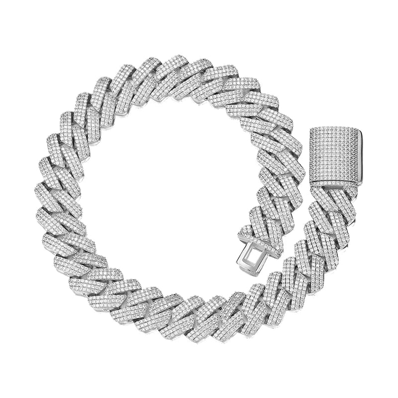 Titan 25mm Iced Cuban Link Necklace