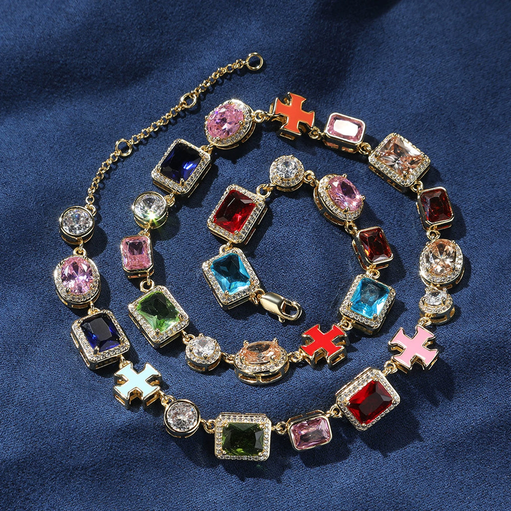 Carnival Cross Tennis Chain Set